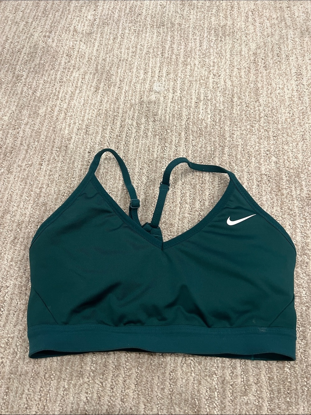 Nike Women's Dark Teal Strappy Sports Bra